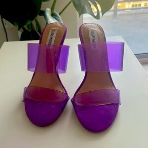 Purple Steve Madden heels size 7.5